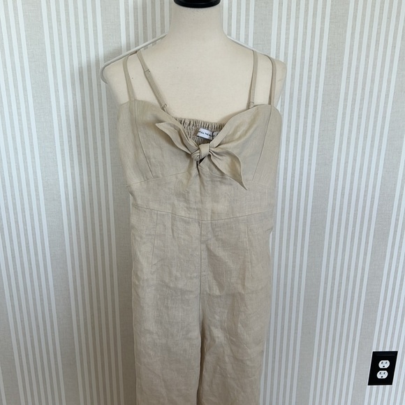 NWT Faithfull the Brand Presley Jumpsuit 100% Linen Women’s Size US 6 - Picture 6 of 14